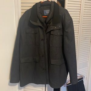 Bass wool coat with down liner